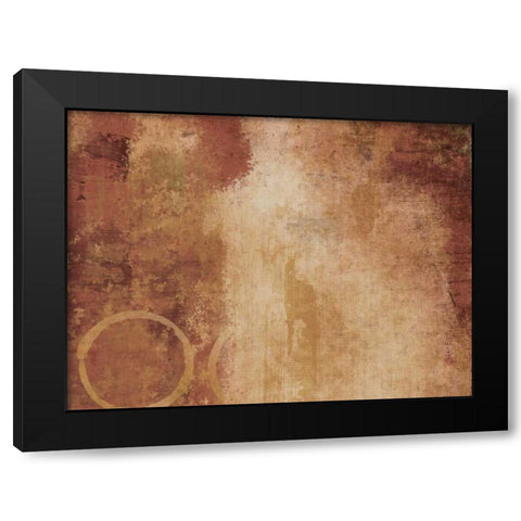 Organic Black Modern Wood Framed Art Print by Emery, Kristin