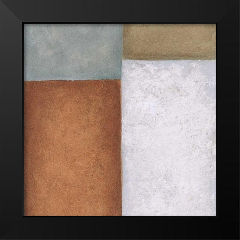 Tile 2 Black Modern Wood Framed Art Print by Emery, Kristin