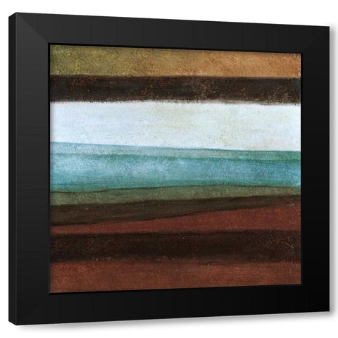 Stripes Right Black Modern Wood Framed Art Print by Emery, Kristin
