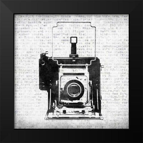 Vintage Camera Black Modern Wood Framed Art Print by Emery, Kristin