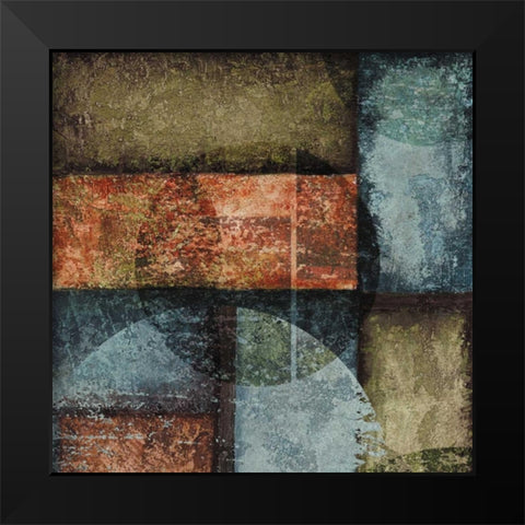 Square I Black Modern Wood Framed Art Print by Emery, Kristin