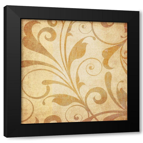 Gold Black Modern Wood Framed Art Print with Double Matting by Emery, Kristin