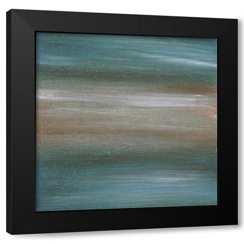 Aqua 2 Black Modern Wood Framed Art Print by Emery, Kristin