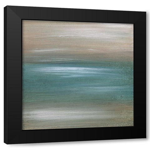 Aqua 1 Black Modern Wood Framed Art Print by Emery, Kristin