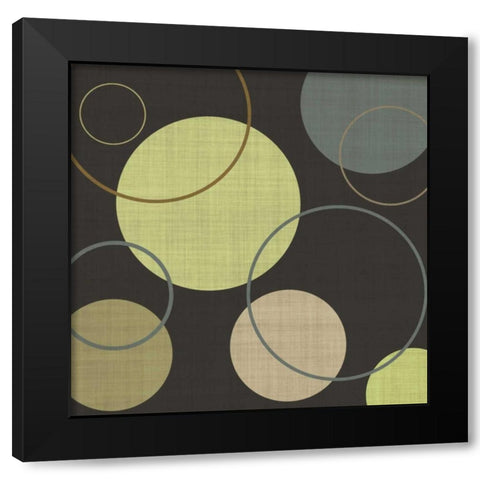 Lime Ricky I Black Modern Wood Framed Art Print with Double Matting by Emery, Kristin