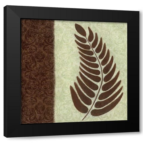 Fern III Black Modern Wood Framed Art Print by Emery, Kristin