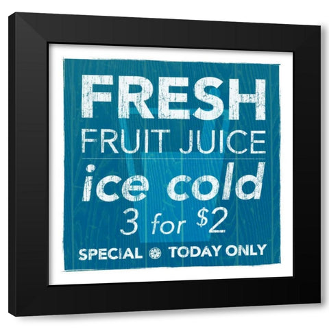 Fresh Juice Black Modern Wood Framed Art Print with Double Matting by Emery, Kristin