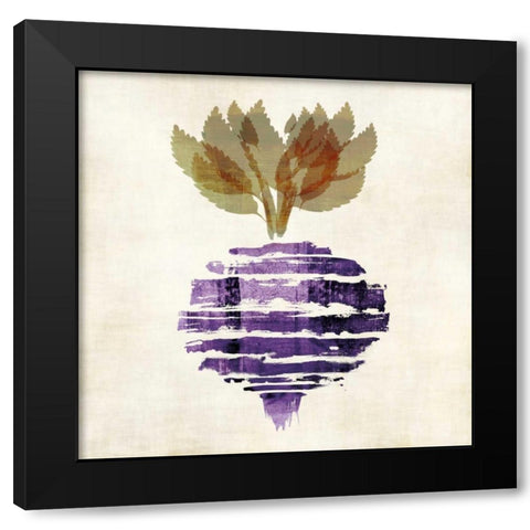 Beet II Black Modern Wood Framed Art Print by Emery, Kristin