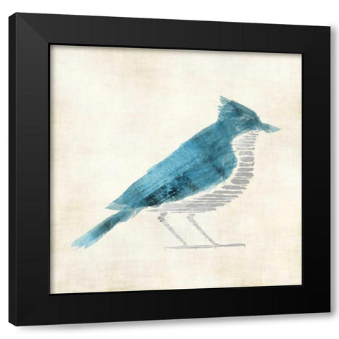 Birds of a Feather Black Modern Wood Framed Art Print with Double Matting by Emery, Kristin