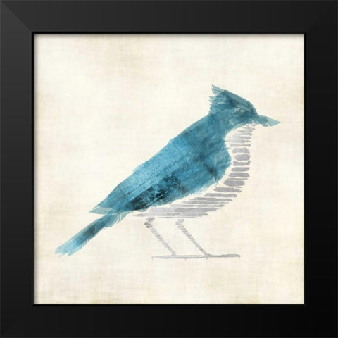 Birds of a Feather Black Modern Wood Framed Art Print by Emery, Kristin