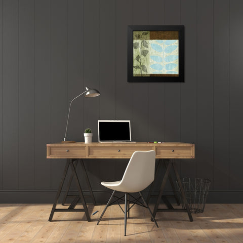 In the Weeds II Black Modern Wood Framed Art Print by Emery, Kristin