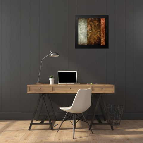 Spice Leaves I Black Modern Wood Framed Art Print by Emery, Kristin