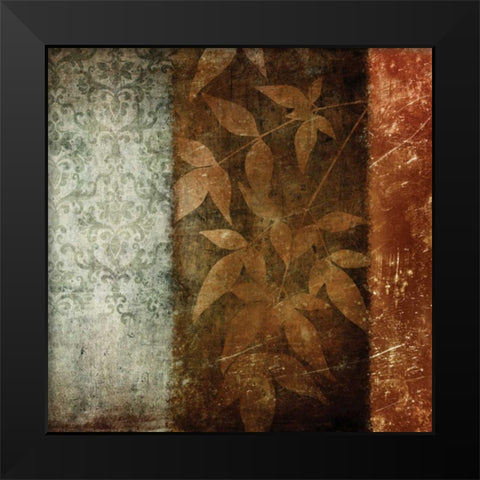 Spice Leaves I Black Modern Wood Framed Art Print by Emery, Kristin