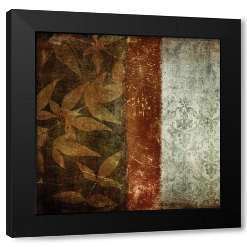 Spice Leaves II Black Modern Wood Framed Art Print by Emery, Kristin