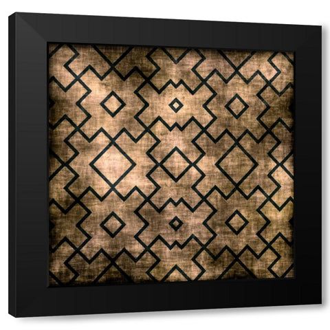 Pattern Mate Black Modern Wood Framed Art Print by Emery, Kristen