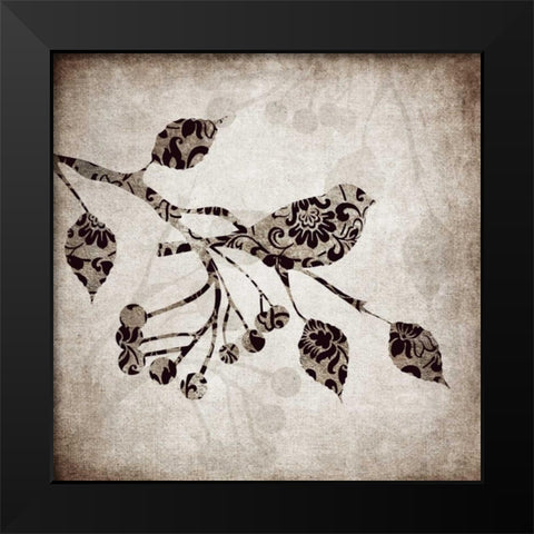 Solo Bird I Black Modern Wood Framed Art Print by Emery, Kristin