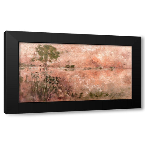 First Light Black Modern Wood Framed Art Print by Kruk