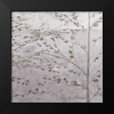 Misty Moments Black Modern Wood Framed Art Print by Unknown