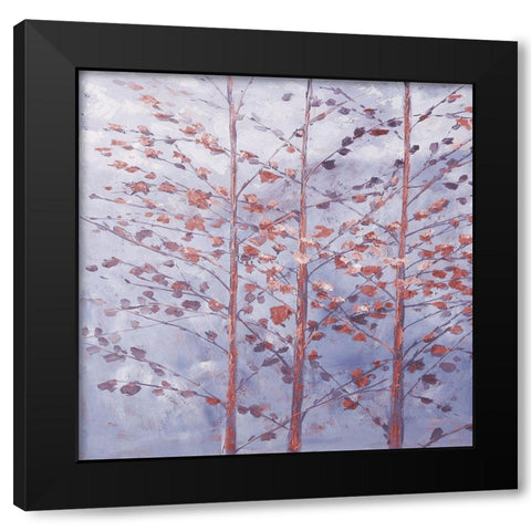 Lavender Moments 1 Black Modern Wood Framed Art Print with Double Matting by Emery, Kristin