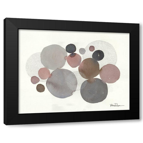 Eclipse Black Modern Wood Framed Art Print by Rupe, Kim