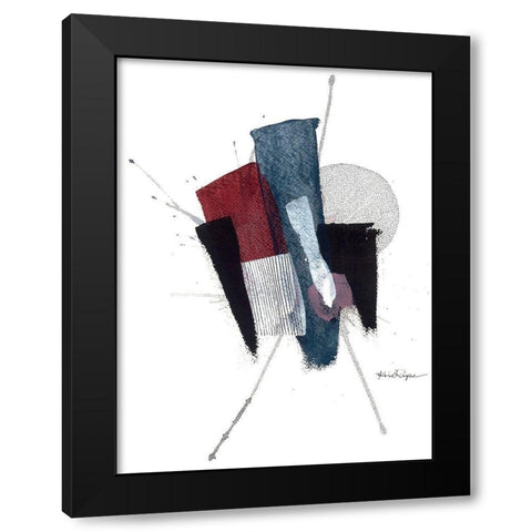 Shattered Views Black Modern Wood Framed Art Print by Rupe, Kim