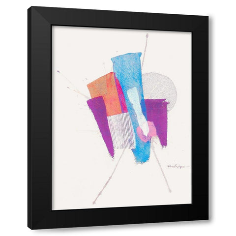 Shattered Dreams 1 Black Modern Wood Framed Art Print by Rupe, Kim