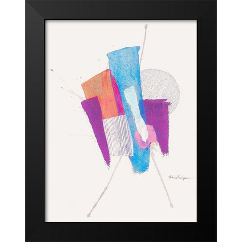 Shattered Dreams 1 Black Modern Wood Framed Art Print by Rupe, Kim