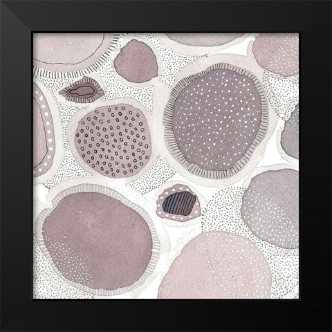 Close Evolutions 1 Black Modern Wood Framed Art Print by Rupe, Kim