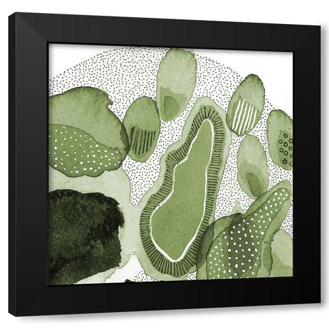 Close Evolutions 2 Black Modern Wood Framed Art Print by Rupe, Kim