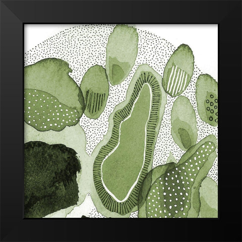 Close Evolutions 2 Black Modern Wood Framed Art Print by Rupe, Kim