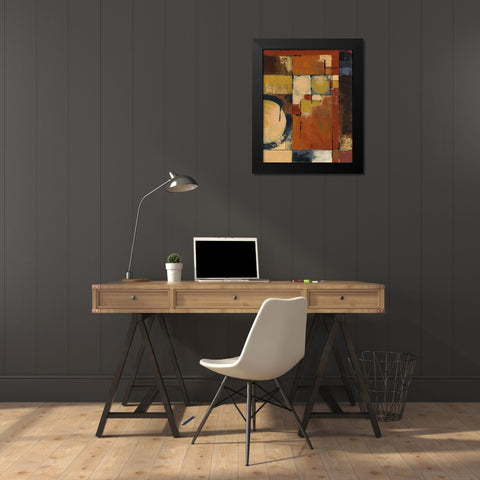 Jazz I Black Modern Wood Framed Art Print by Davey, Linda