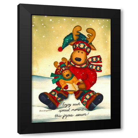 Special Moments Black Modern Wood Framed Art Print with Double Matting by Korsgaden, Laurie