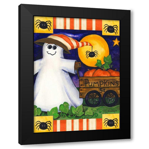 Hey There Black Modern Wood Framed Art Print with Double Matting by Korsgaden, Laurie