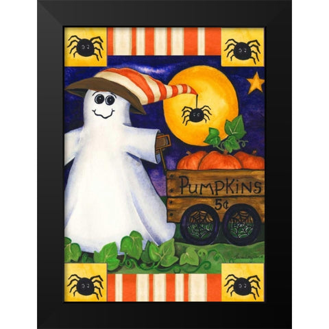 Hey There Black Modern Wood Framed Art Print by Korsgaden, Laurie