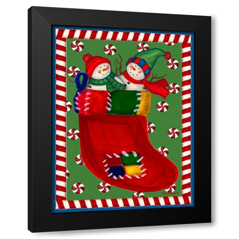 Gifts of Joy Black Modern Wood Framed Art Print by Korsgaden, Laurie