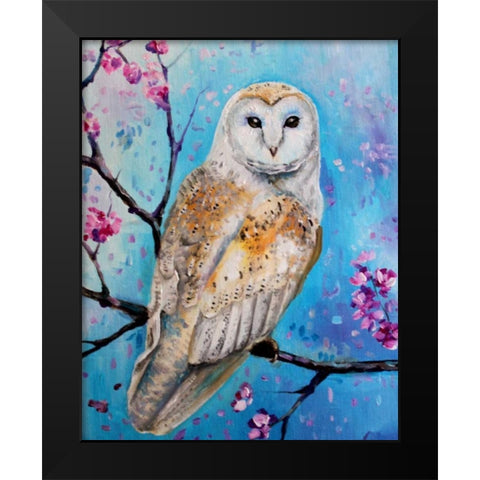 OwlWays 1 Black Modern Wood Framed Art Print by Colberg, Lisa