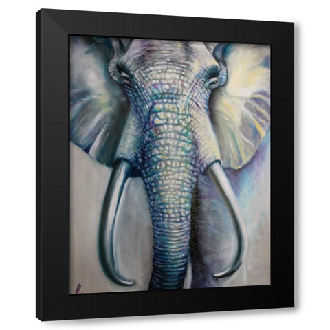 Maj 1 Black Modern Wood Framed Art Print with Double Matting by Colberg, Lisa
