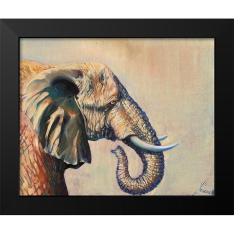 Dream Little Girl 1 Black Modern Wood Framed Art Print by Colberg, Lisa
