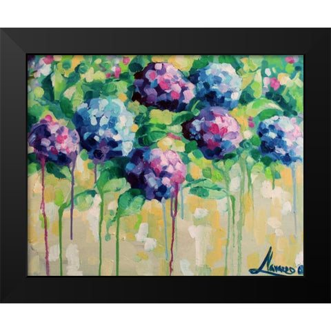 Hydr 1 Black Modern Wood Framed Art Print by Colberg, Lisa