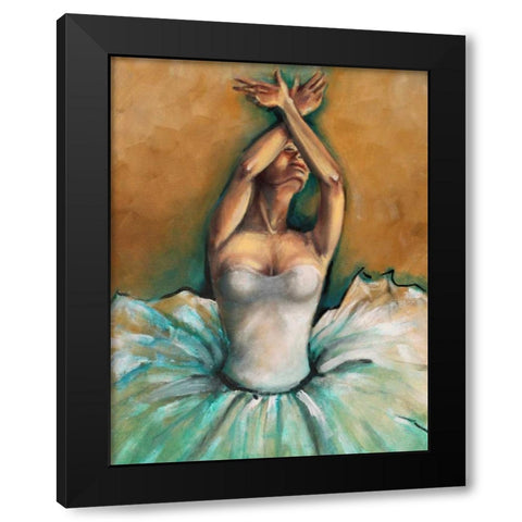Ballet 1 Black Modern Wood Framed Art Print by Colberg, Lisa