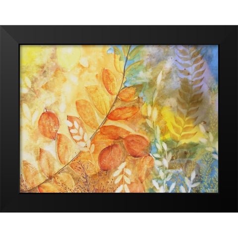 Mineral Wood Black Modern Wood Framed Art Print by Rossi, Lorraine