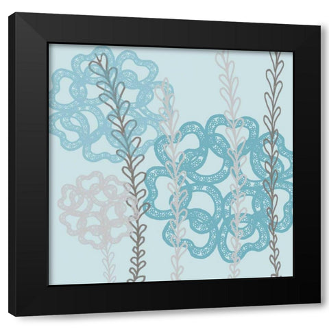 Pastel Pop 2 Black Modern Wood Framed Art Print by Rossi, Lorraine