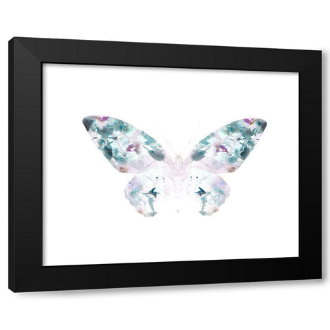 Butterfly 4 Black Modern Wood Framed Art Print with Double Matting by Straatsma, Leah