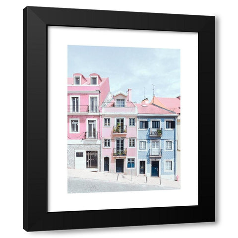 Lisbon 2 Black Modern Wood Framed Art Print with Double Matting by Straatsma, Leah