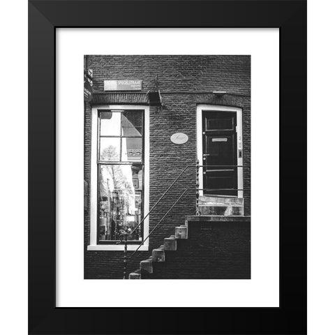 Amsterdam 3 Black Modern Wood Framed Art Print by Straatsma, Leah