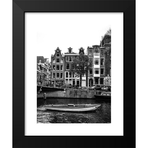 Amsterdam 5 Black Modern Wood Framed Art Print by Straatsma, Leah