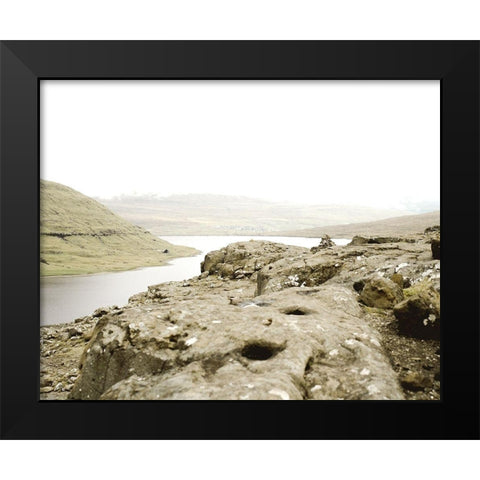 Beautiful Rugged Terrain Black Modern Wood Framed Art Print by Straatsma, Leah