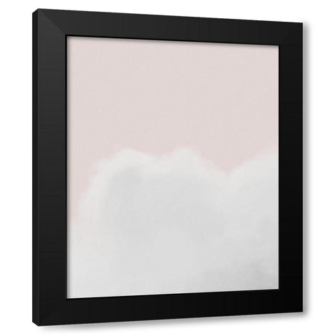 Pink Sky and Clouds Black Modern Wood Framed Art Print by Straatsma, Leah
