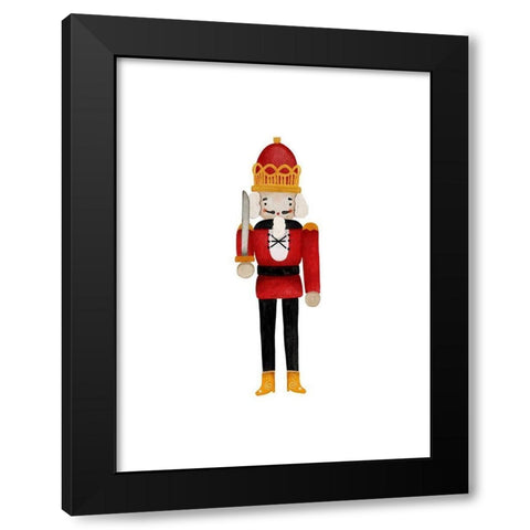 Nutcracker General Black Modern Wood Framed Art Print by Straatsma, Leah