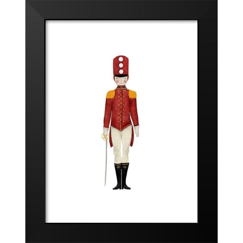 Toy Soldier Black Modern Wood Framed Art Print by Straatsma, Leah